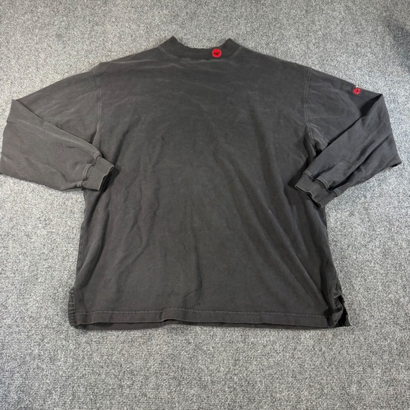 TaylorMade Other - TaylorMade Mens Long Sleeve Mock Neck Shirt Faded Black Embroidered Logo Size M